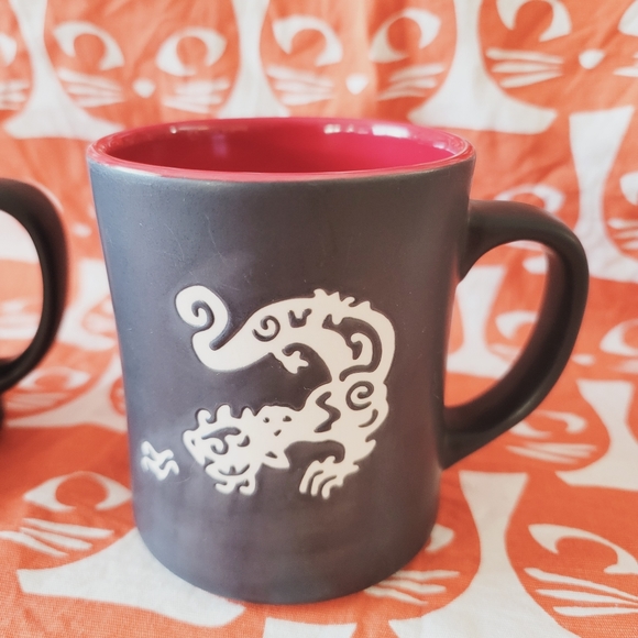 Starbucks Year of The Dragon GORGEOUS bone china 2011 Both Mugs - Picture 5 of 12